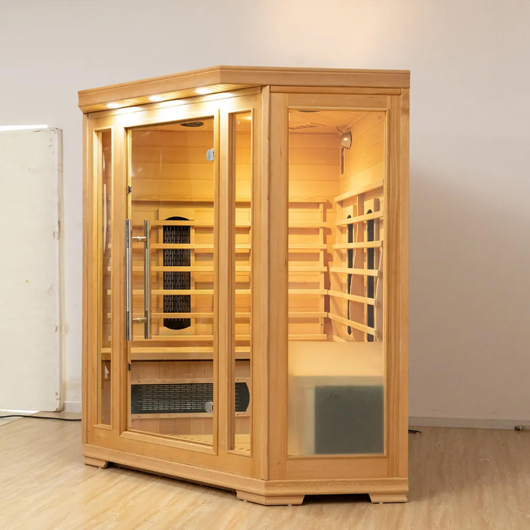 AuroraHeat 3-Person Corner Infrared Sauna